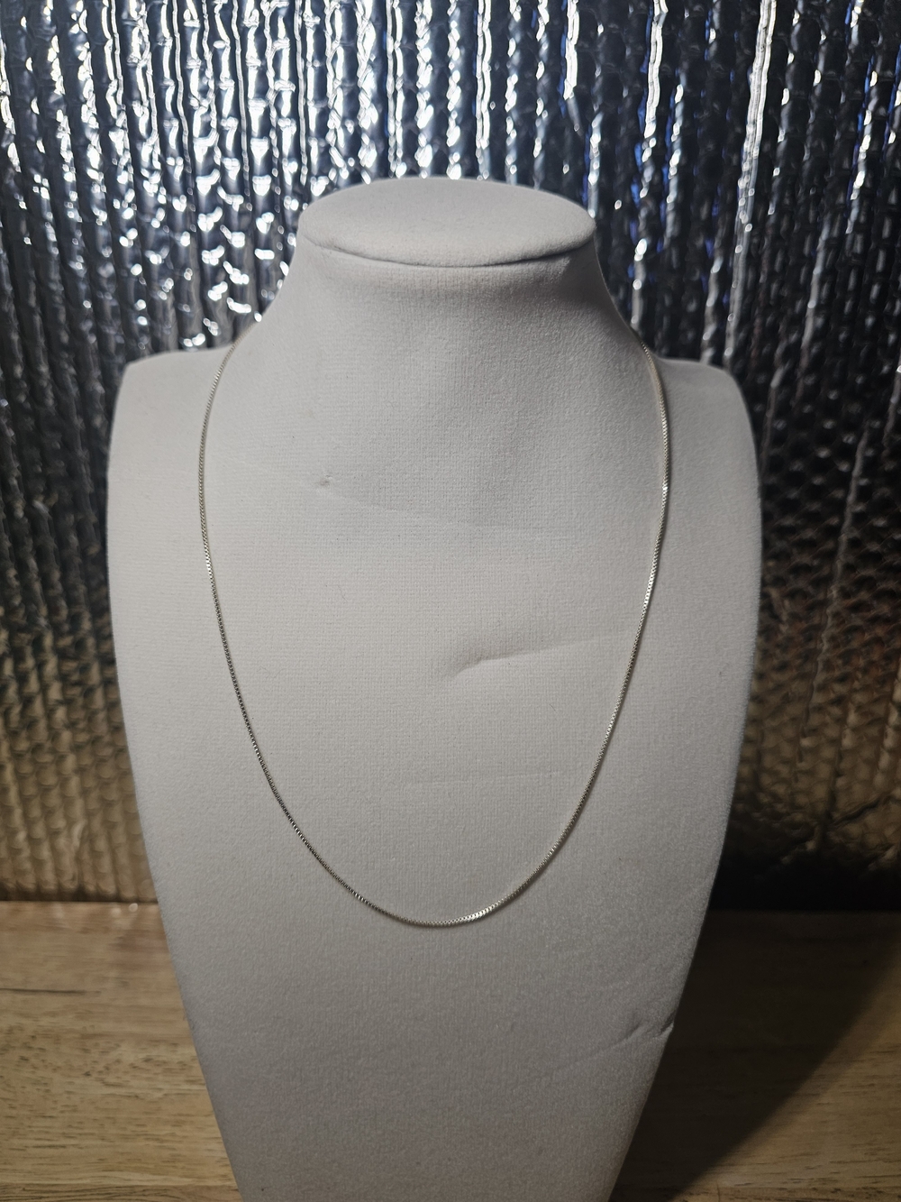Sterling Silver 925 Chain Necklace - 18in Length